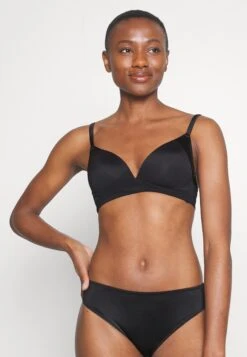 ESPRIT Shiny Block The Soft Fit Wireless Padded Bra - Triangel Bh - Black -Mode Lingerie Winkel 031155bd06a747bd92dd5e73c91261f3