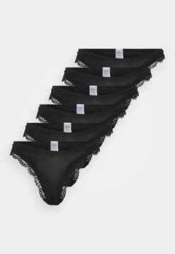 Anna Field 7 Pack - String - Black -Mode Lingerie Winkel 044d621b3a774f329d762fdf15541901