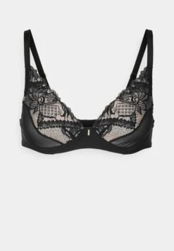 Chantelle Orangerie Dream Plunge Bra - Beugel Bh - Black -Mode Lingerie Winkel 080047b1a254460ba4715dd92aa5930f