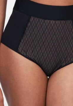 Chantelle Smooth Lines Corsetry Bottoms Full Brief Covering High Waist - Slip - Black/Beige -Mode Lingerie Winkel 0b185db89c004af190b5d7feb32d4c42