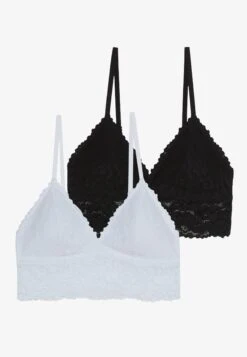 Anna Field 2 Pack - Triangel Bh - White/Black -Mode Lingerie Winkel 0c5aa507e165450eb39b31d4b37c8bb9