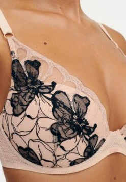 Chantelle Fleurs Bra Plunge - Beugel Bh - Golden Beige/Black 9 Chantelle Fleurs Bra Plunge - Beugel Bh - Golden Beige/Black -Mode Lingerie Winkel 0d6acafc9e90453d9f82c33d6d24ee07