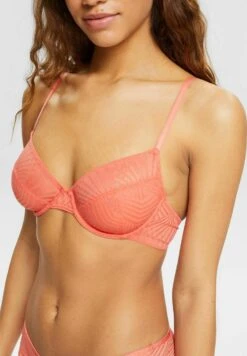 ESPRIT Unwattierter- Triangel Bh - Coral