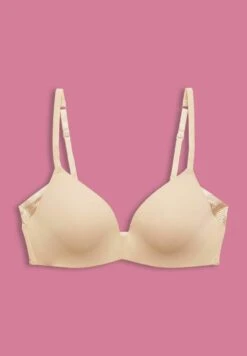 ESPRIT Recycelt Wattierter Soft - Push-Up Bh - Dusty Beige -Mode Lingerie Winkel 1fbfb711807f43aa9d1a569995e0f540
