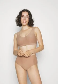 Chantelle Soft Stretch Padded - Bustier - Coffee Latte -Mode Lingerie Winkel 297f8d22973e4709ab5733e863b62740