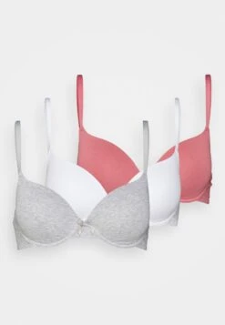Anna Field Sunlight 3Pack Tshirt Bra - T-Shirt Bh - Pink/Grey/White -Mode Lingerie Winkel 2dc08d5a17e5486e994df821bba6549b
