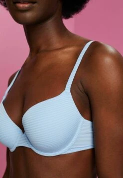 ESPRIT Wattierter BügelRecycelter- Triangel Bh - Pastel Blue -Mode Lingerie Winkel 2e6fab2772bc432b9db32756bfc16f27