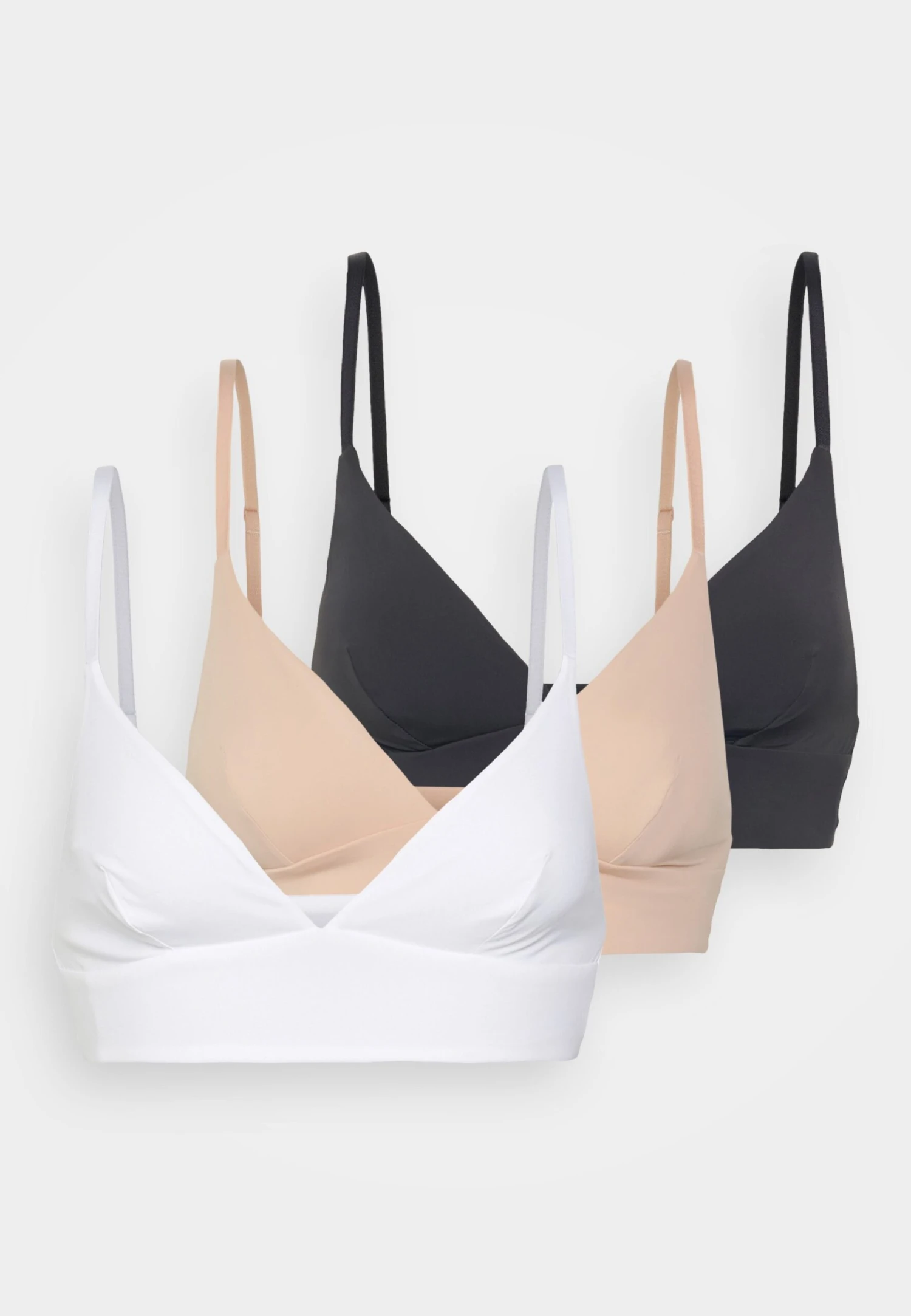 Anna Field 3 Pack - Bustier - Grey/White/Nude 6 Anna Field 3 Pack - Bustier - Grey/White/Nude - Afbeelding 6