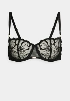 Chantelle Fleurs-Balconnet Aussenträger-Bh - Voorgevormde Bh - Schwarz -Mode Lingerie Winkel 40554f2abd9a4dbab7fb82753b6e9871