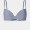 ESPRIT Soft Classic Padded Bra - Beugel Bh - Grey/Blue