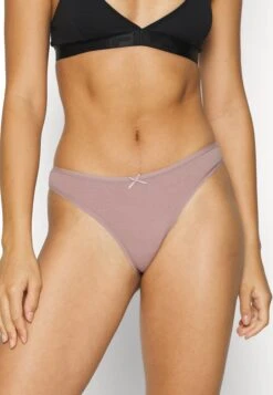 Anna Field Georgina 7Pp Thong Cotton - String - Black/Pink -Mode Lingerie Winkel 4b32aad786514479923d25cd5c95ab9a