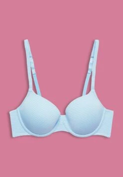 ESPRIT Wattierter BügelRecycelter- Triangel Bh - Pastel Blue -Mode Lingerie Winkel 5369fb7a8d40441c8d0aa4ce755278e2