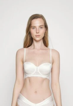 ESPRIT Moving Strapless Padded Bra Longline - Beugel Bh - Off White