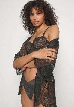 ESPRIT Seasonal Lace Mid Waist- String - Anthracite -Mode Lingerie Winkel 7659a319dcaa42cc94fef8df35cd28bc