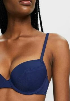 ESPRIT Recycelt Wattierter Mit Details - Beugel Bh - Dark Blue -Mode Lingerie Winkel 80af39c96a4046418d3bbd9ec9b683b6