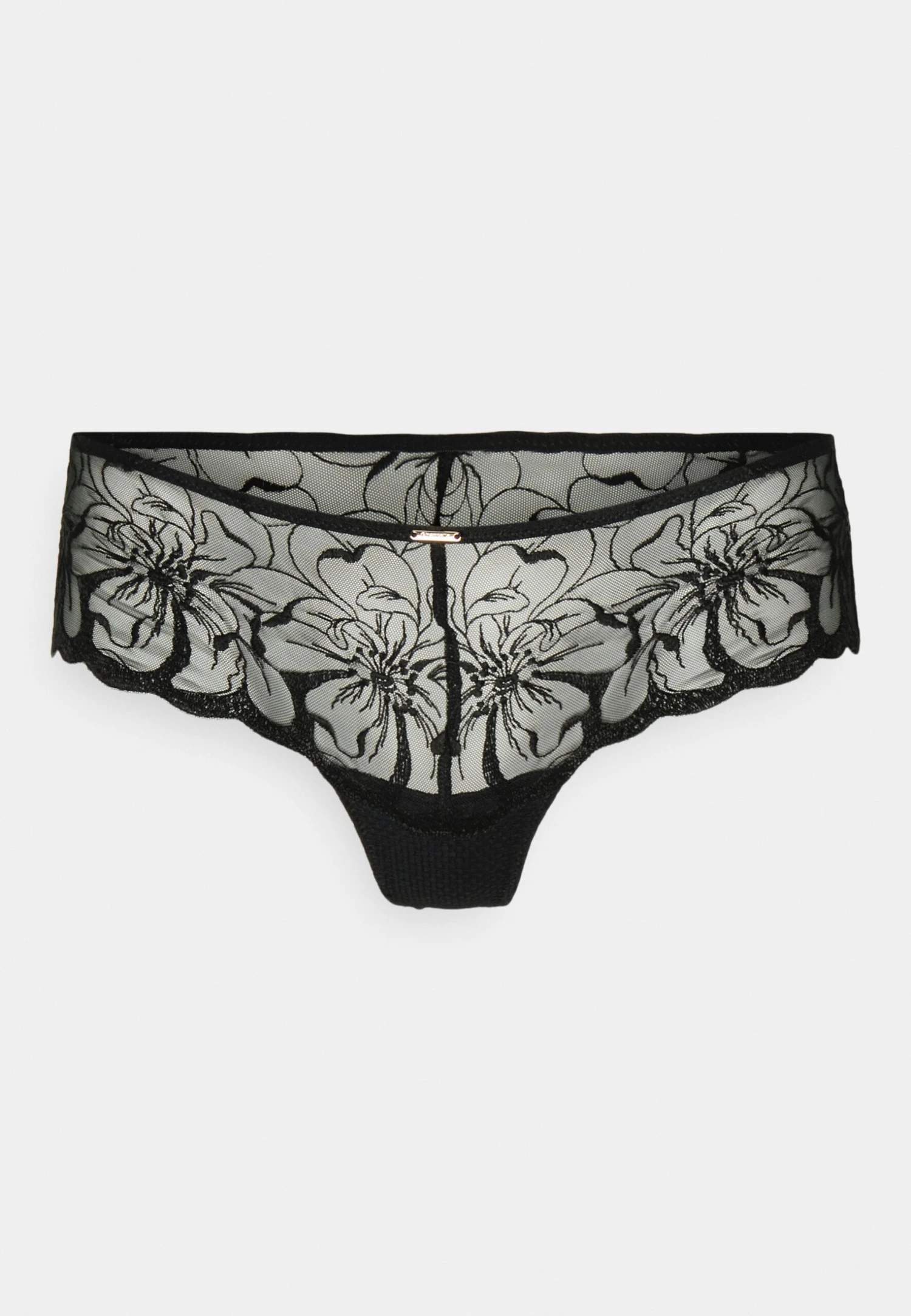 Chantelle Fleurs-Shorty - Onderbroeken - Schwarz 4 Chantelle Fleurs-Shorty - Onderbroeken - Schwarz - Afbeelding 4