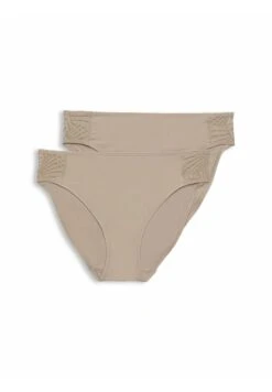 ESPRIT 2Pack Mit Spitzendetails - Slip - Light Taupe