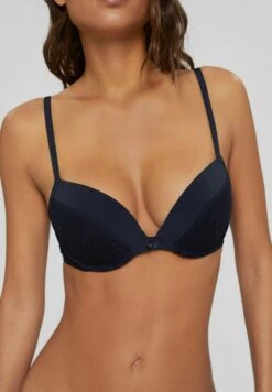 ESPRIT Modern Classic Push Up Bra - Push-Up Bh - Navy -Mode Lingerie Winkel 88b4ba2d1bd64a888e346f2f8ded924f