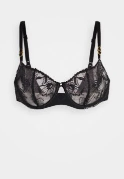 Chantelle Orchids Balcony Half Cup - Voorgevormde Bh - Black -Mode Lingerie Winkel 8eb84979173242cbbc67e9057e55278f