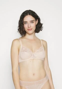 Chantelle Every Curve Wirefree Support Bra - Triangel Bh - Golden Beige