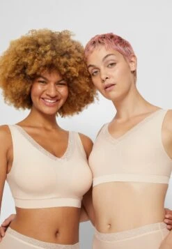 Chantelle Soft Cups V-Ausschnitt - Bustier - Beige Dore -Mode Lingerie Winkel 9865074e36834a28a5d345cb3351c6f0