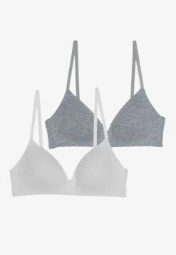 Anna Field 2 Pack - T-Shirt Bh - Grey/White -Mode Lingerie Winkel a2291e4afc354009846bafe1d8d232dc