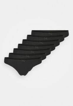 Anna Field Georgina 7Pp Thong Cotton - String - Black -Mode Lingerie Winkel a6a3e2f300854de2b5b687b460d0f69a