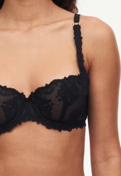 Chantelle Champs Elysees Half Cup Bra - Voorgevormde Bh - Black -Mode Lingerie Winkel be8f5d82e5ac4ff09008c87cd776dade