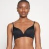 ESPRIT Shiny Block The Soft Fit Wireless Padded Bra - Triangel Bh - Black