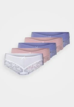 Anna Field 5 Pack - Slip - Pink/Dark Blue/White -Mode Lingerie Winkel d25f96cec6ce437a9c3d12c5d1a6a214